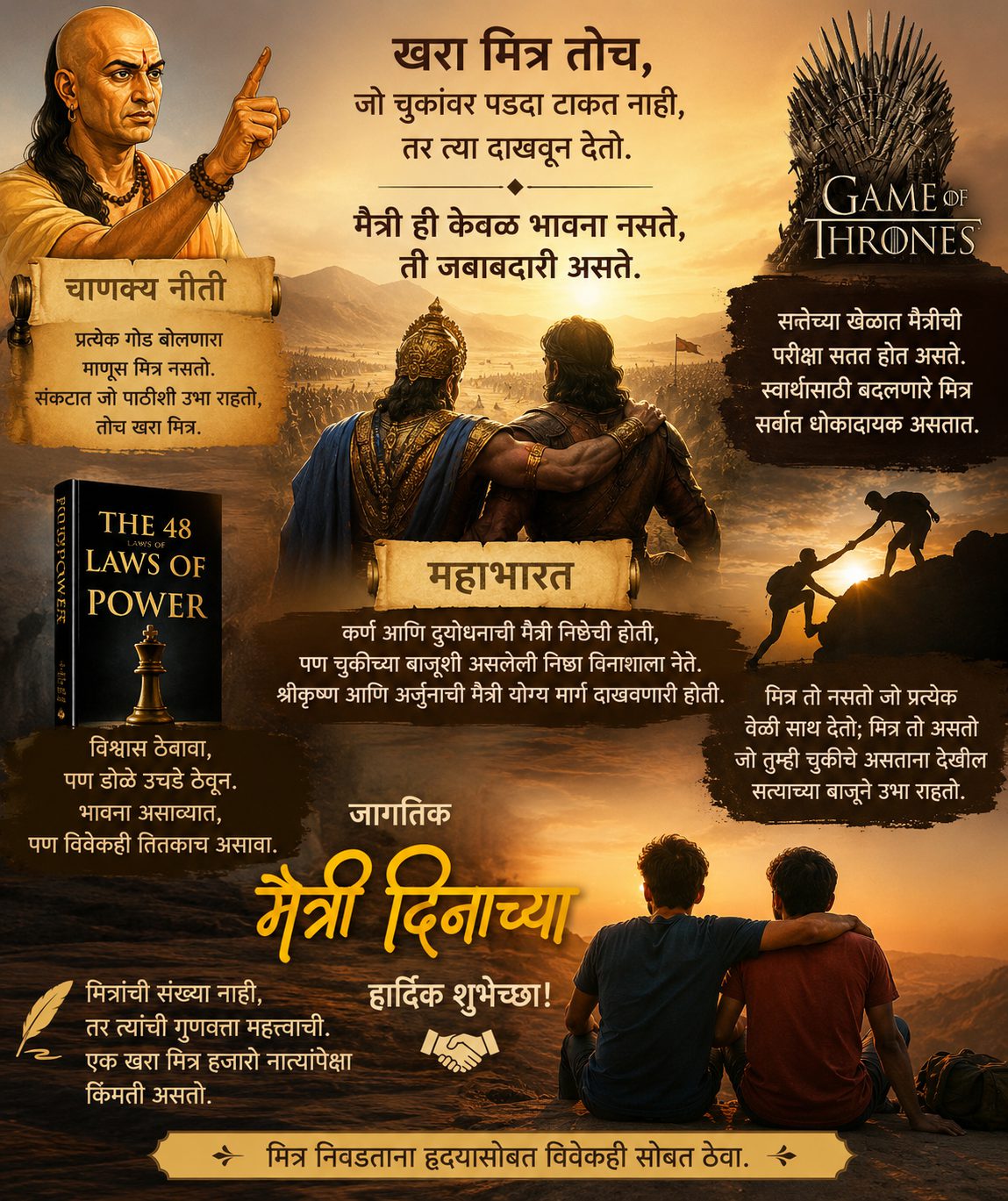 जागतिक मैत्री दिन : मित्र की हितचिंतक?